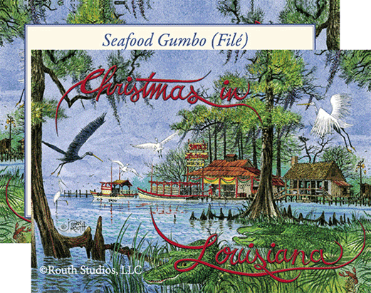 Louisiana Christmas Cards, Santa's Workshop